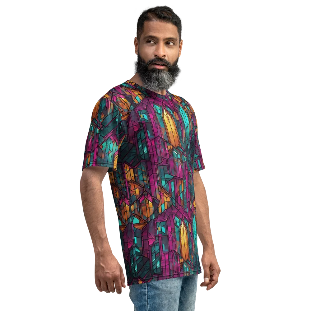 Electric Cloister on Men's Crew Neck T-Shirt — Right