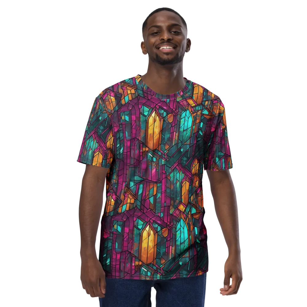 Electric Cloister on Men's Crew Neck T-Shirt — Front