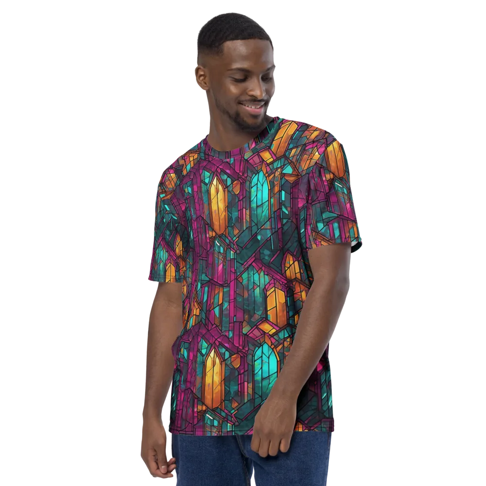 Electric Cloister on Men's Crew Neck T-Shirt — Left