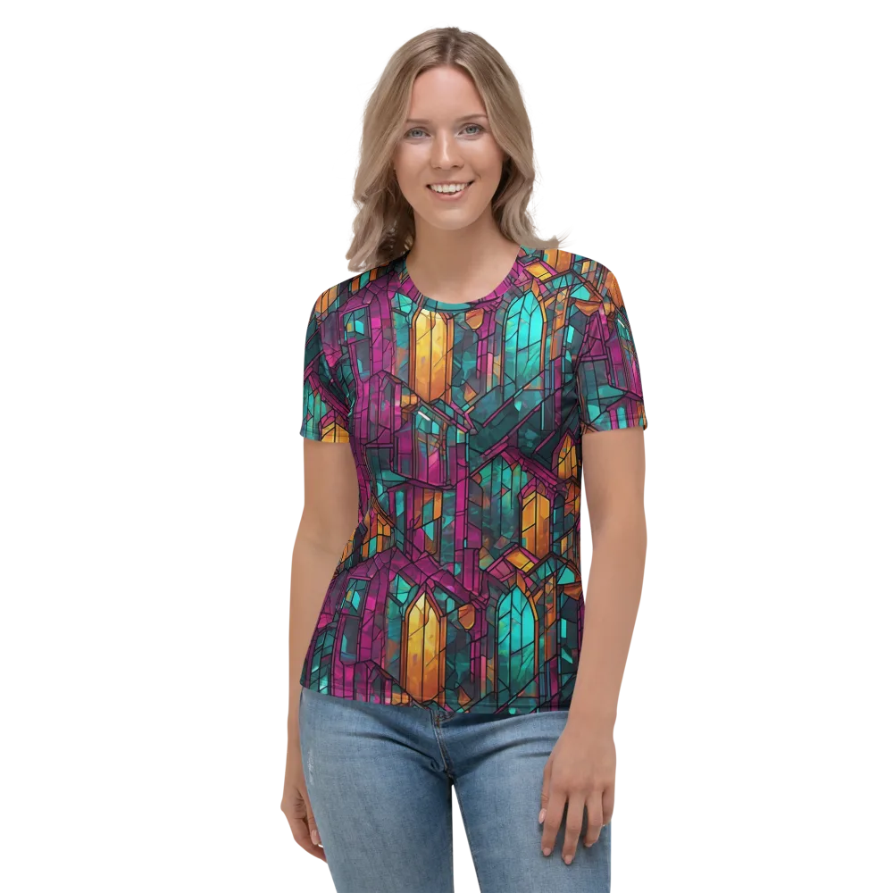 Electric Cloister on Women's Crew Neck T-Shirt — Front