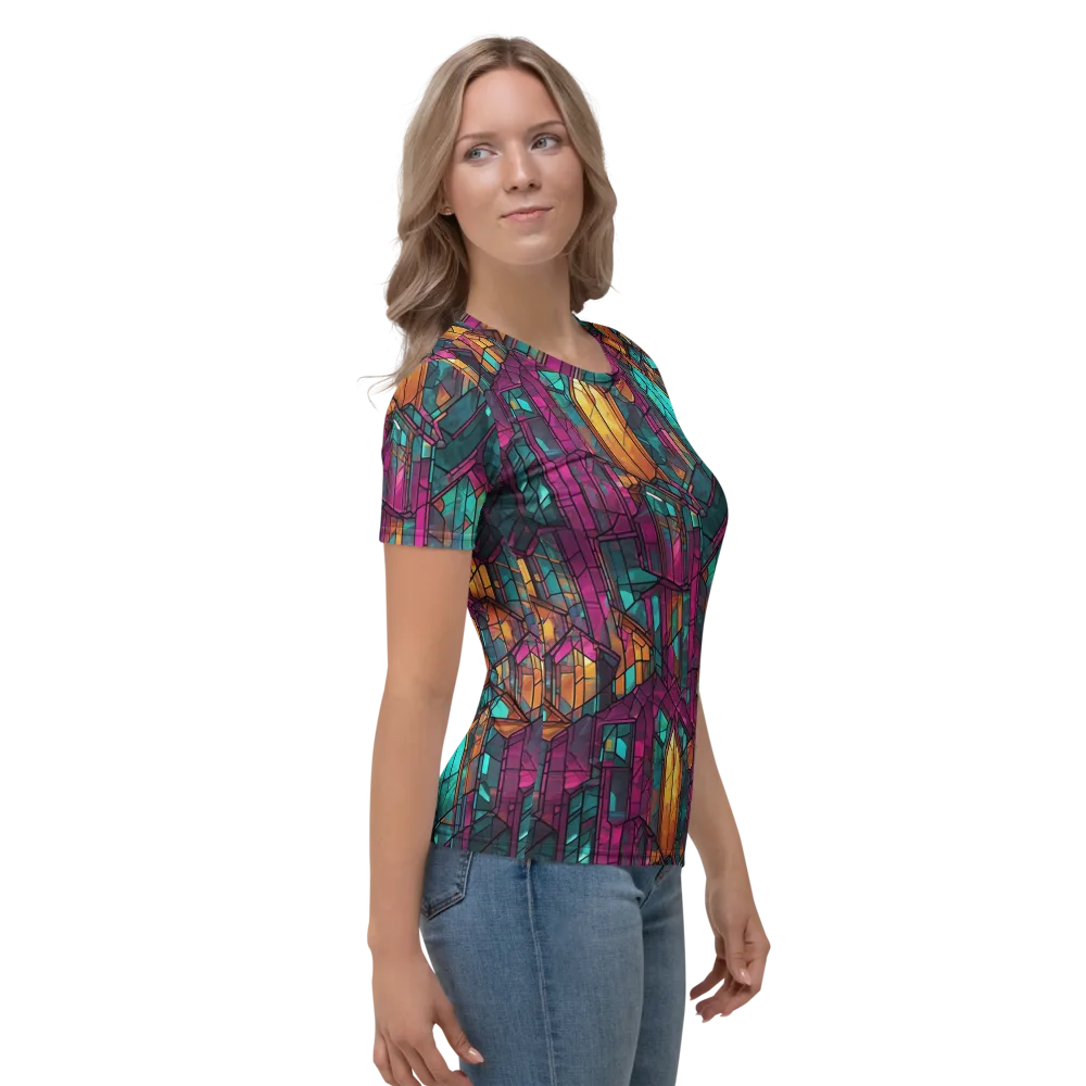 Electric Cloister on Women's Crew Neck T-Shirt — Right