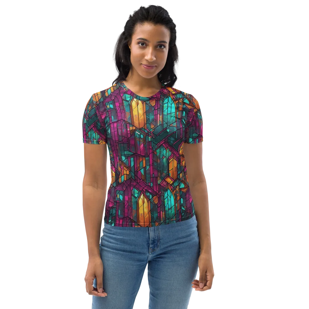 Electric Cloister on Women's Crew Neck T-Shirt — Front