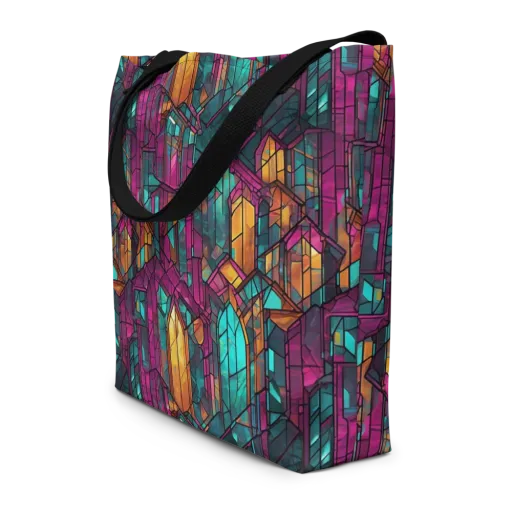 Electric Cloister on a Large Tote Bag W/ Pocket