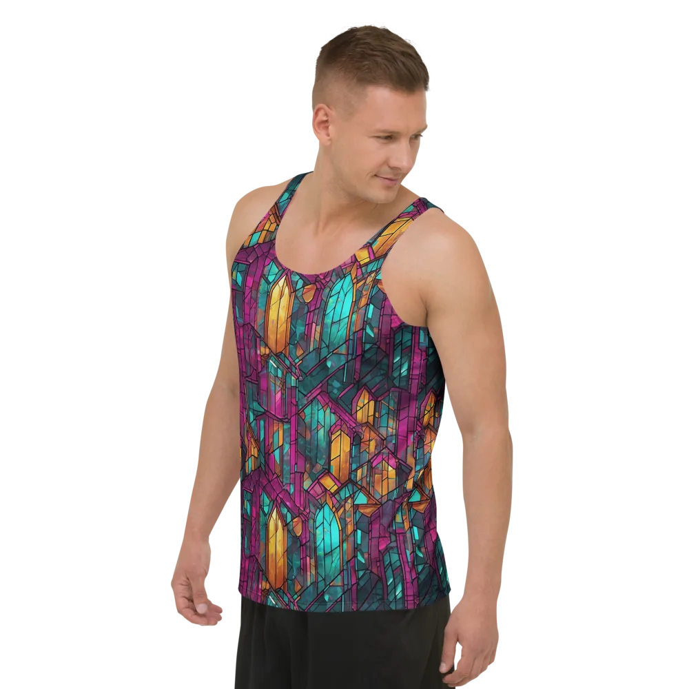 Electric Cloister on Men's Tank Top — Left Front