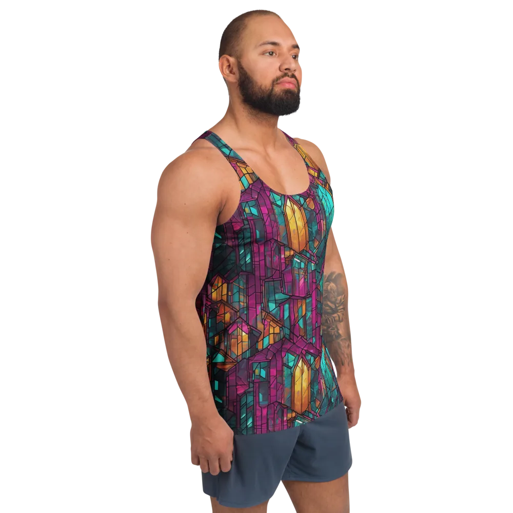 Electric Cloister on Men's Tank Top — Right Front