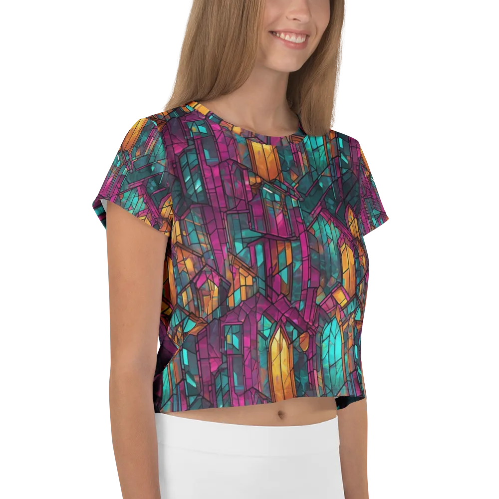 Electric Cloister on Crop Tee — Right