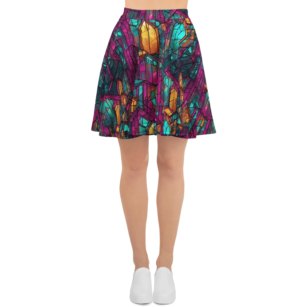 Electric Cloister on Skater Skirt — Front