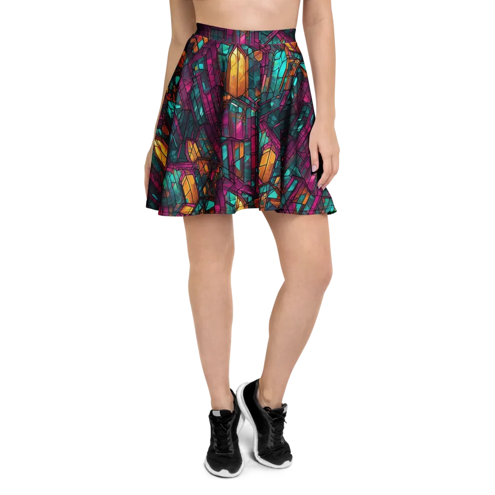 Electric Cloister on Skater Skirt — Front