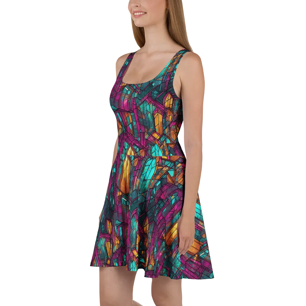 Electric Cloister on Skater Dress — Left