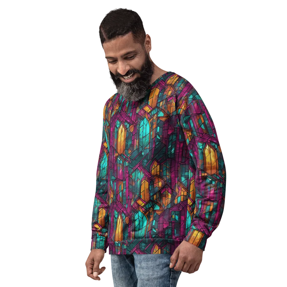 Electric Cloister on Sweatshirt — Left Front