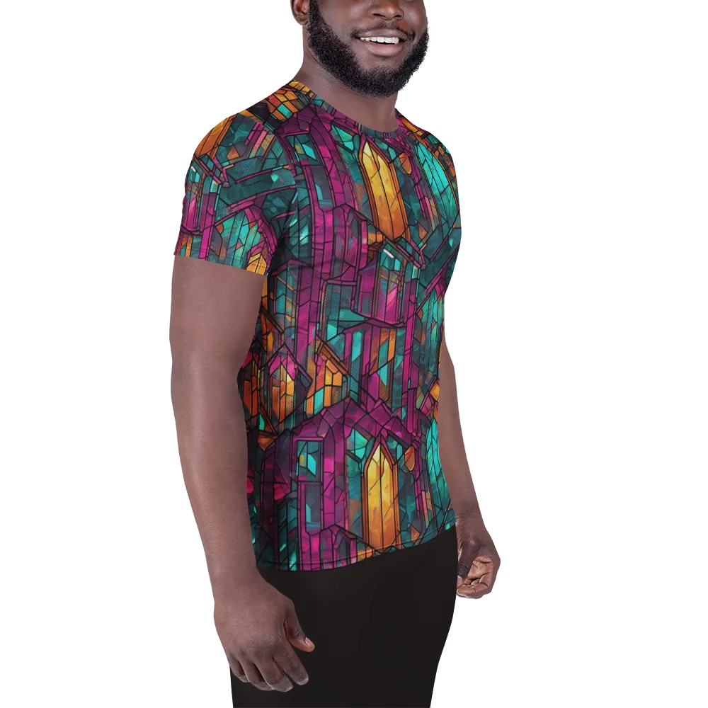 Electric Cloister on Men's Athletic T-Shirt — Right