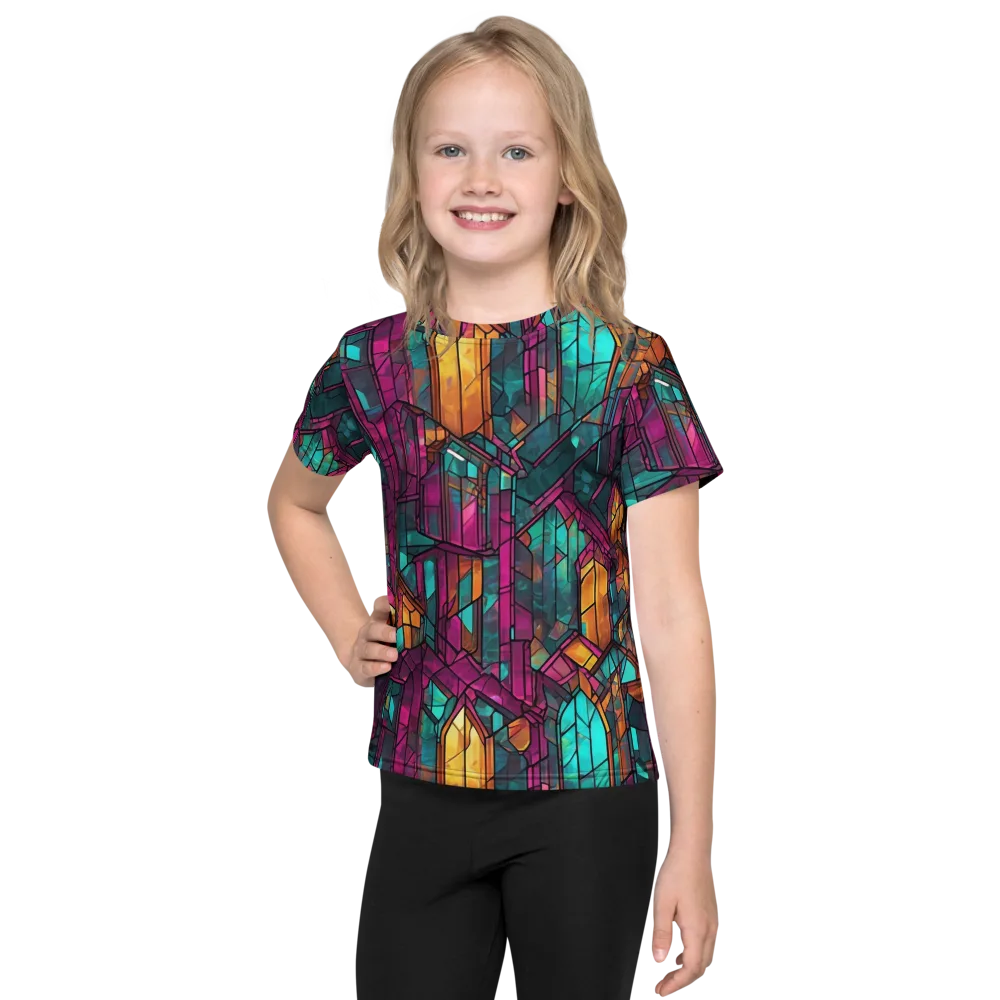 Electric Cloister on Kids Crew Neck T-Shirt — Front