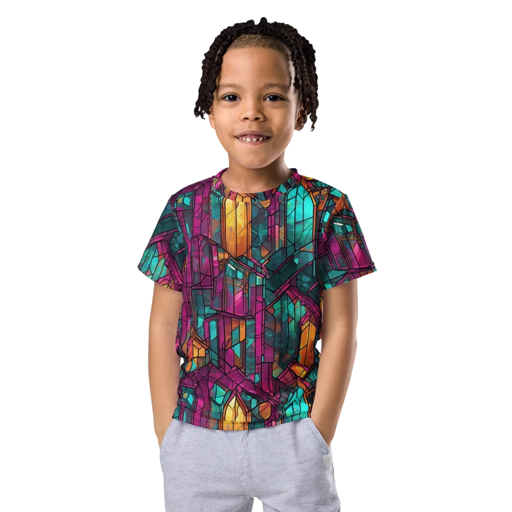 Electric Cloister on Kids Crew Neck T-Shirt — Front