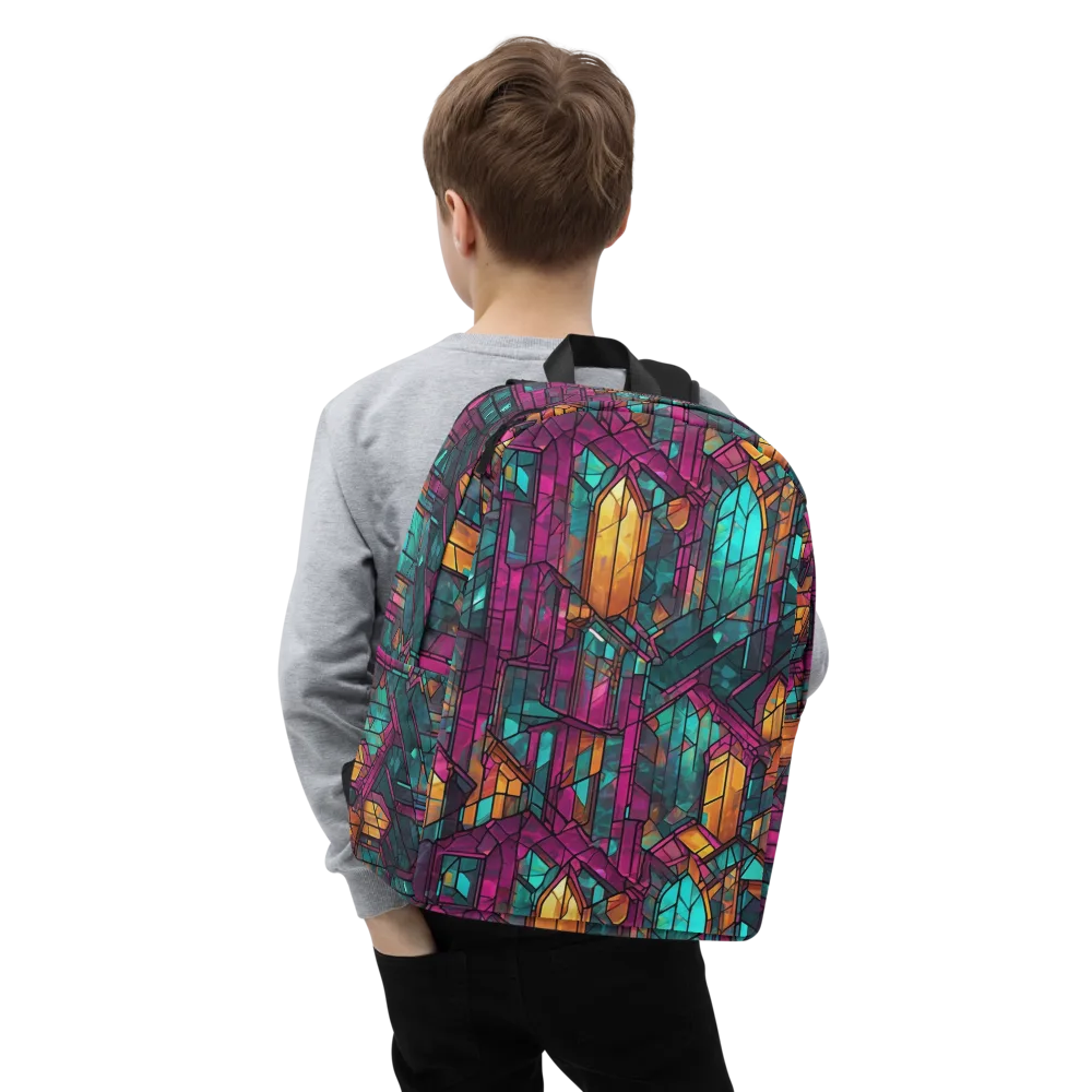 Electric Cloister on Minimalist Backpack — Zoomed-in