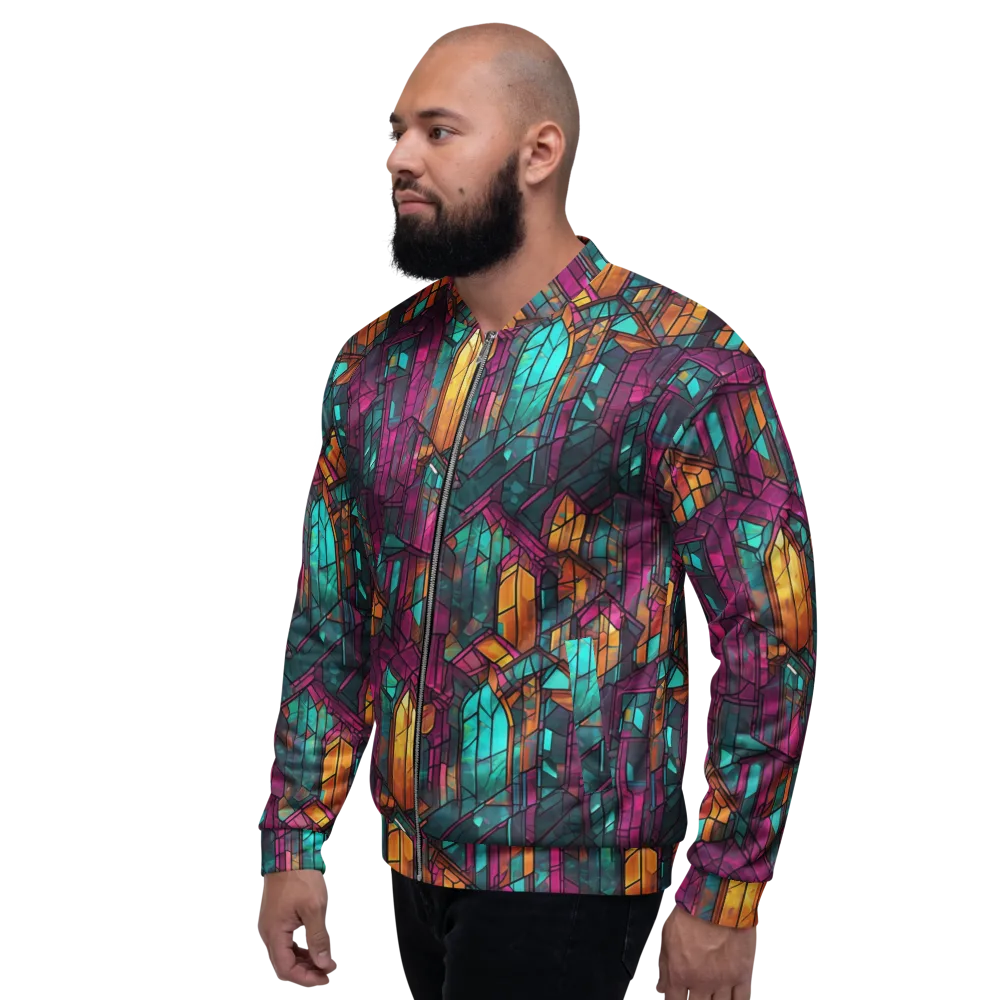 Electric Cloister on Bomber Jacket — Left