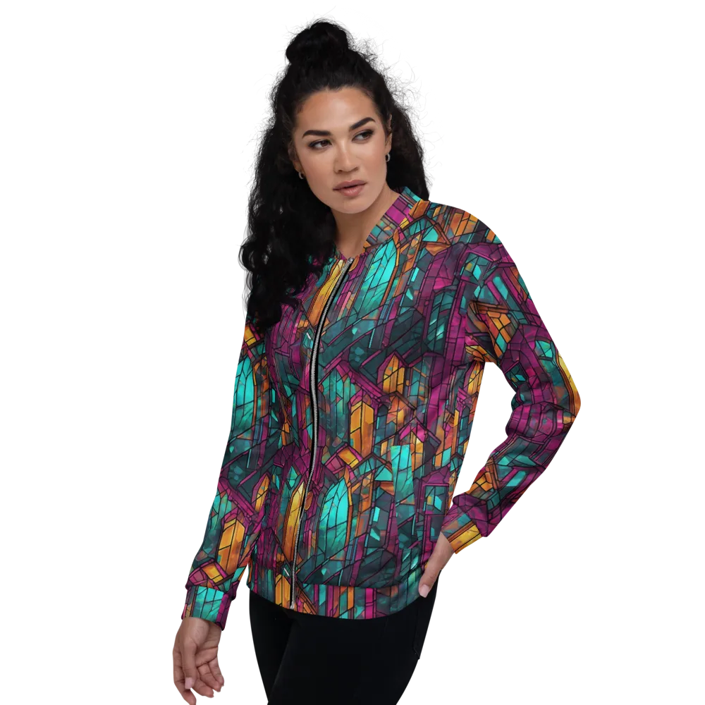 Electric Cloister on Bomber Jacket — Left