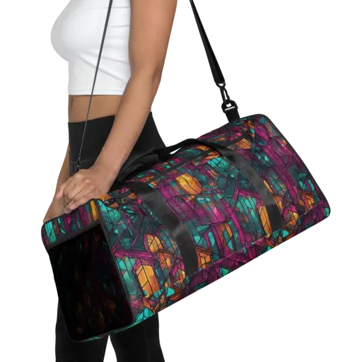 Electric Cloister on a Duffle Bag