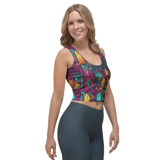 Electric Cloister on a Crop Top