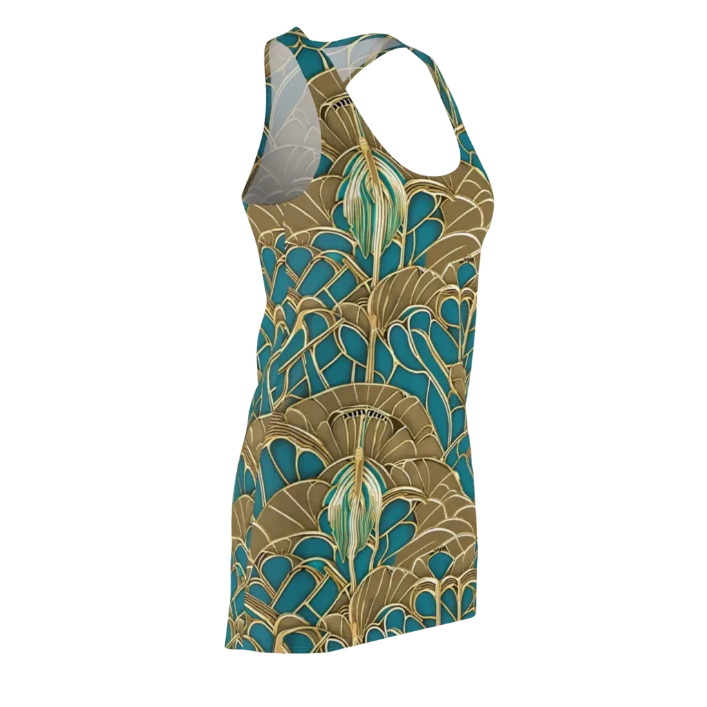 Gilded Art Nouveau on Racerback Dress — Front Side