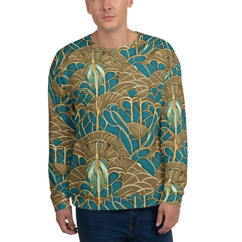 Gilded Art Nouveau on Sweatshirt — Front