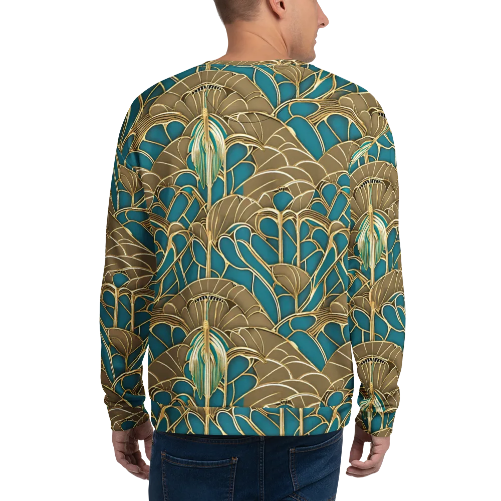 Gilded Art Nouveau on Sweatshirt — Back