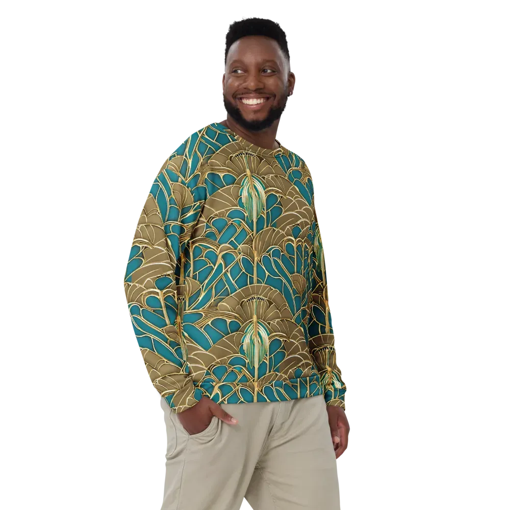 Gilded Art Nouveau on Sweatshirt — Front