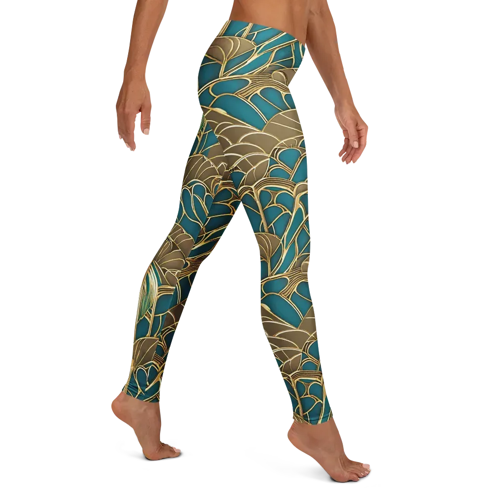 Gilded Art Nouveau on Leggings — Right