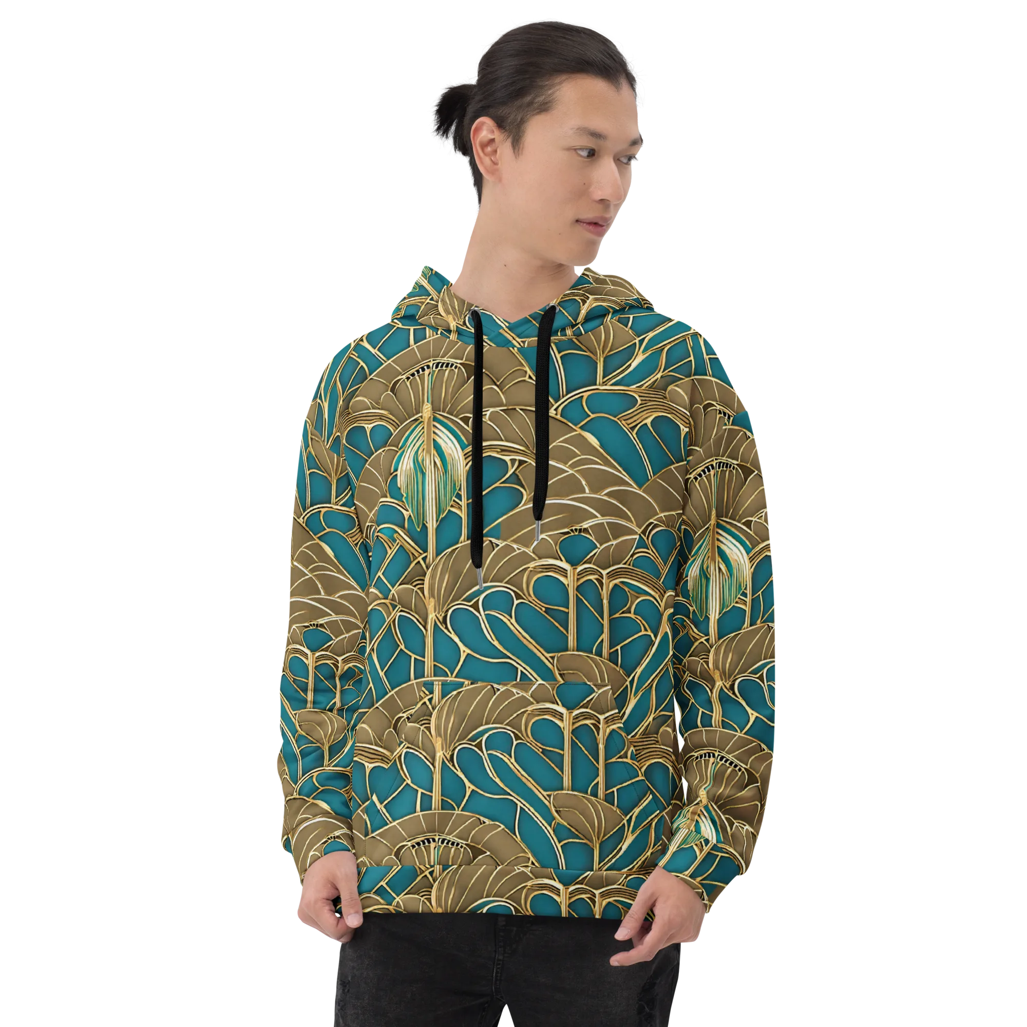 Gilded Art Nouveau on Hoodie — Front