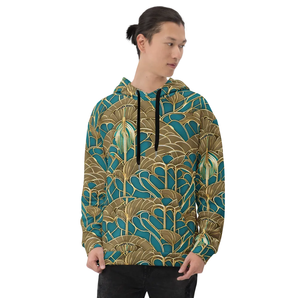 Gilded Art Nouveau on Hoodie — Front