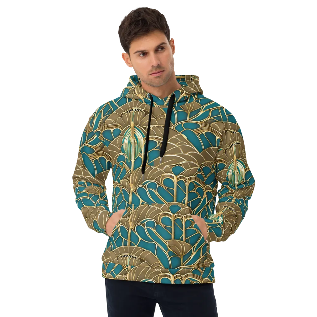 Gilded Art Nouveau on Hoodie — Front