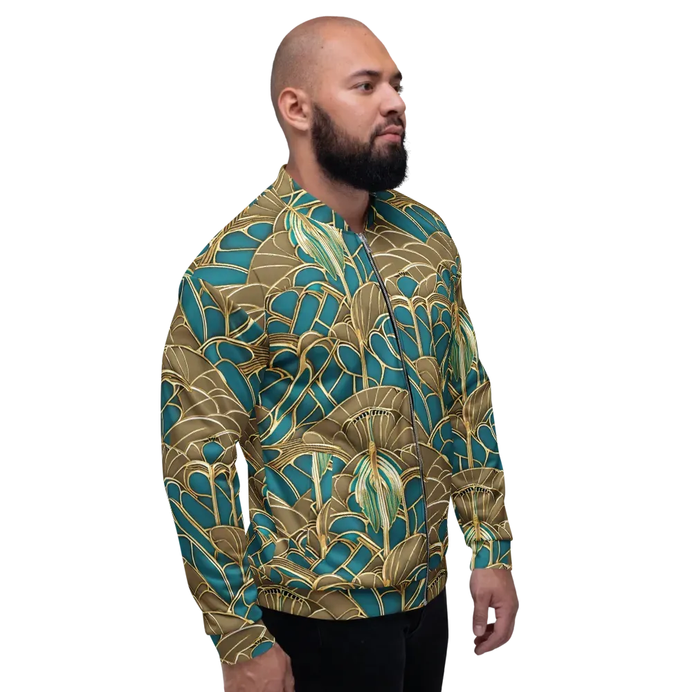 Gilded Art Nouveau on Bomber Jacket — Right