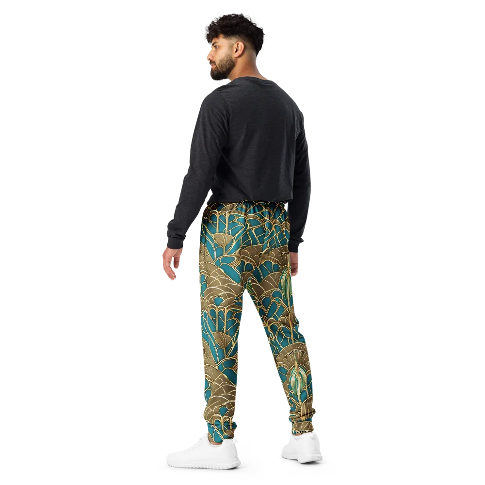 Gilded Art Nouveau on Men's Joggers — Back