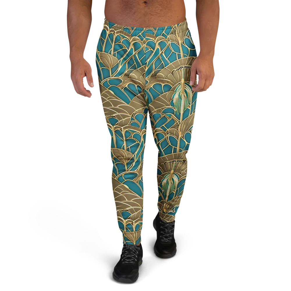 Gilded Art Nouveau on Men's Joggers — Front