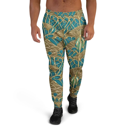 Gilded Art Nouveau on a Men's Joggers