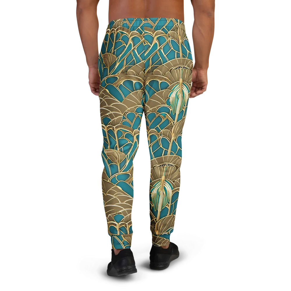 Gilded Art Nouveau on Men's Joggers — Back