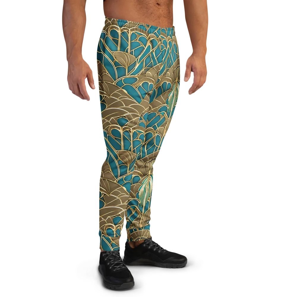 Gilded Art Nouveau on Men's Joggers — Right