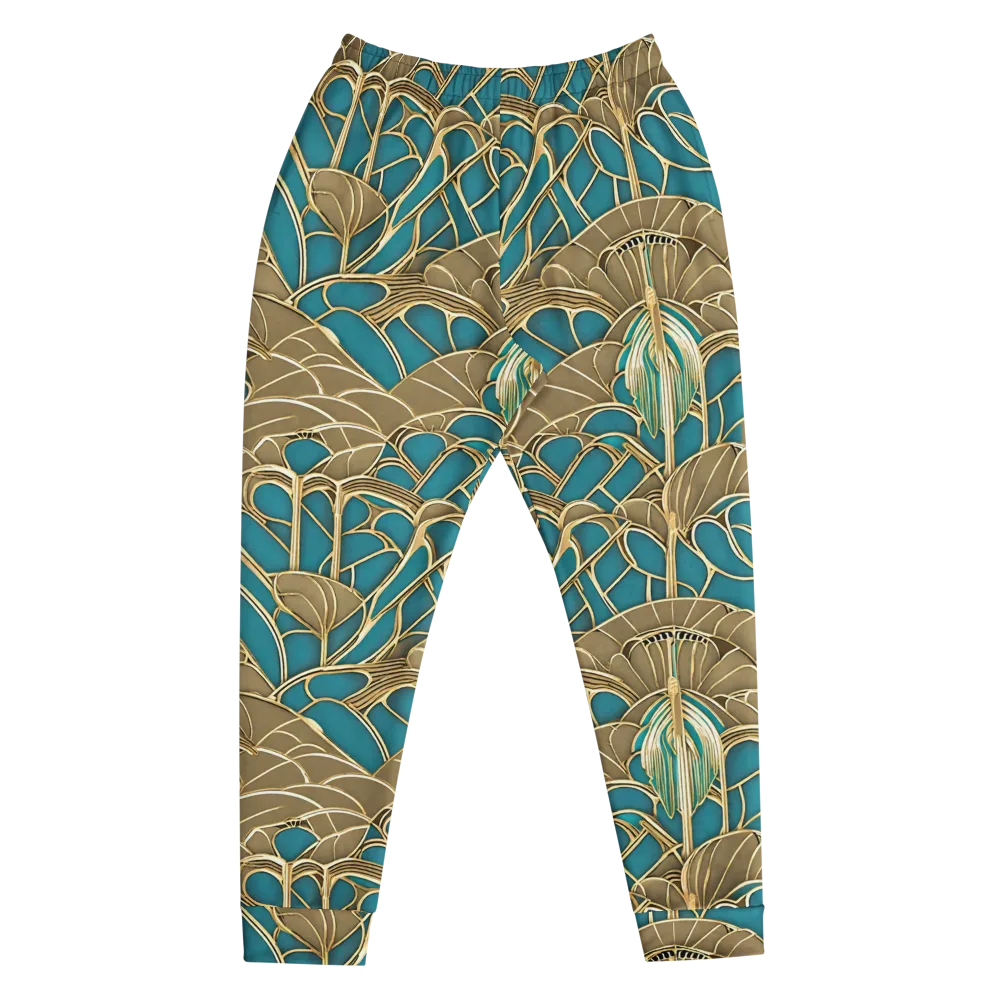 Gilded Art Nouveau on Men's Joggers — Front