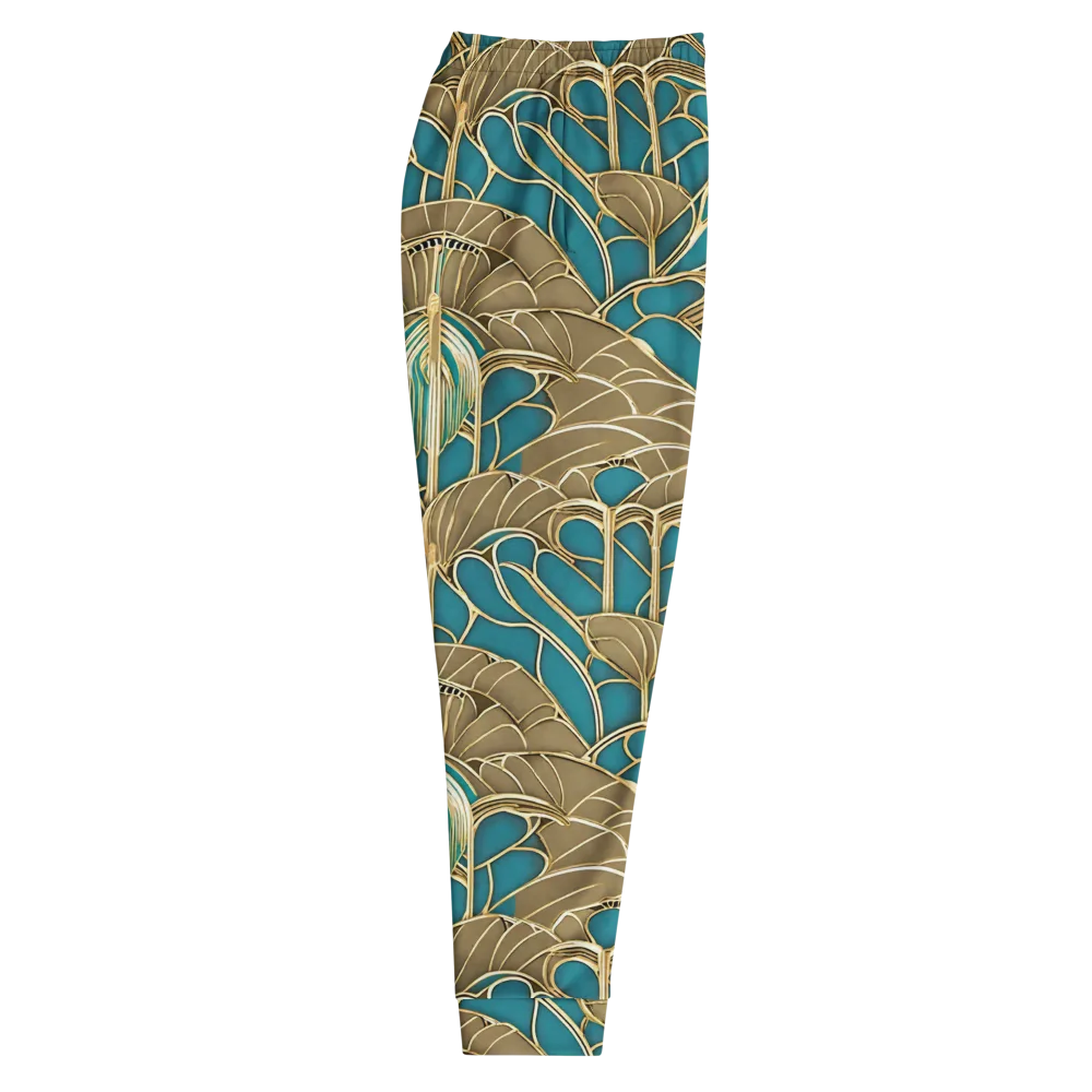 Gilded Art Nouveau on Men's Joggers — Right