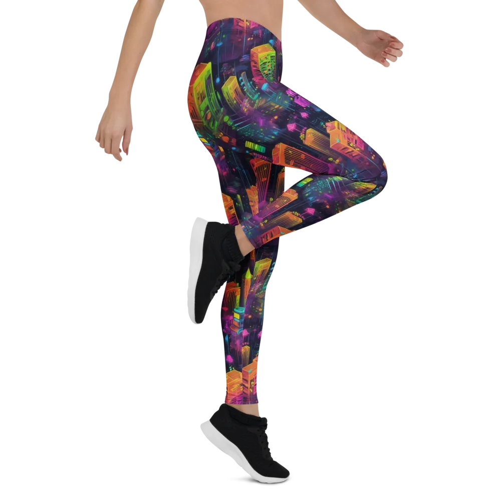 Neon Verticality on Leggings — Right