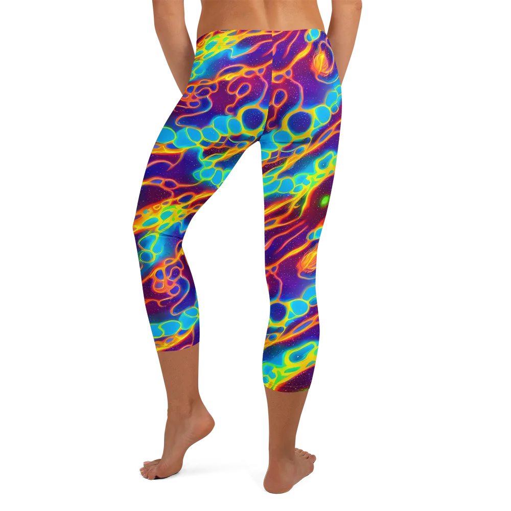 Endara Eclipse on Capri Leggings — Back