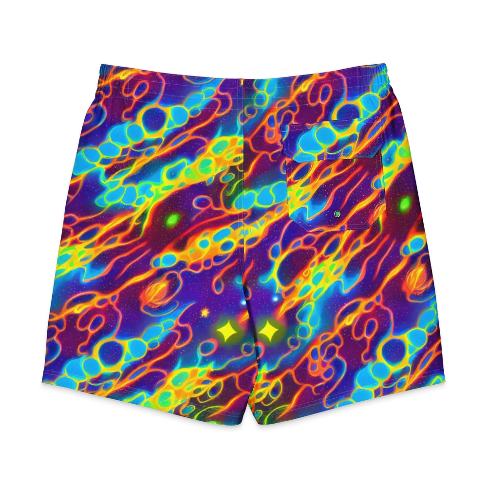 Endara Eclipse on Men's Board Shorts — Back