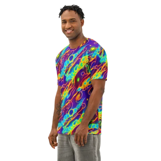 Endara Eclipse on a Men's Cotton Crew Neck T-Shirt
