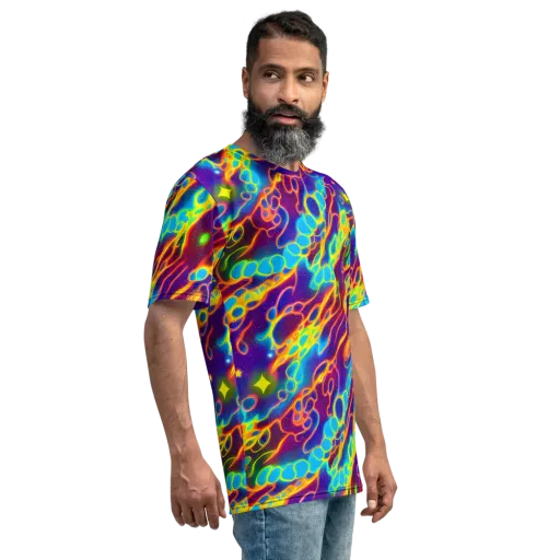 Endara Eclipse on a Men's Crew Neck T-Shirt