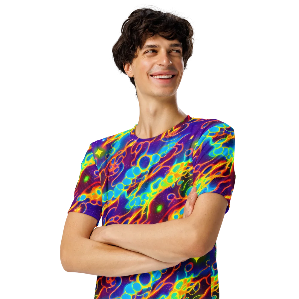 Endara Eclipse on Men's Crew Neck T-Shirt — Left Front