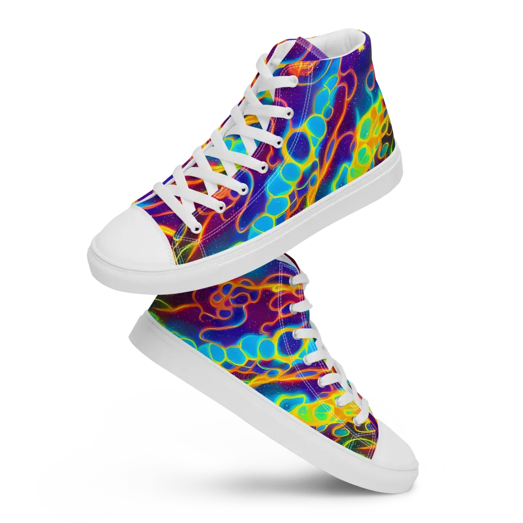Endara Eclipse on Men's High Top Canvas Shoes — Front