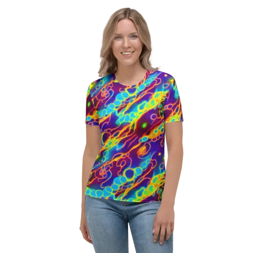 Endara Eclipse on a Women's Crew Neck T-Shirt