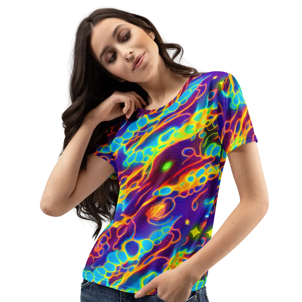 Endara Eclipse on Women's Crew Neck T-Shirt — Left Front
