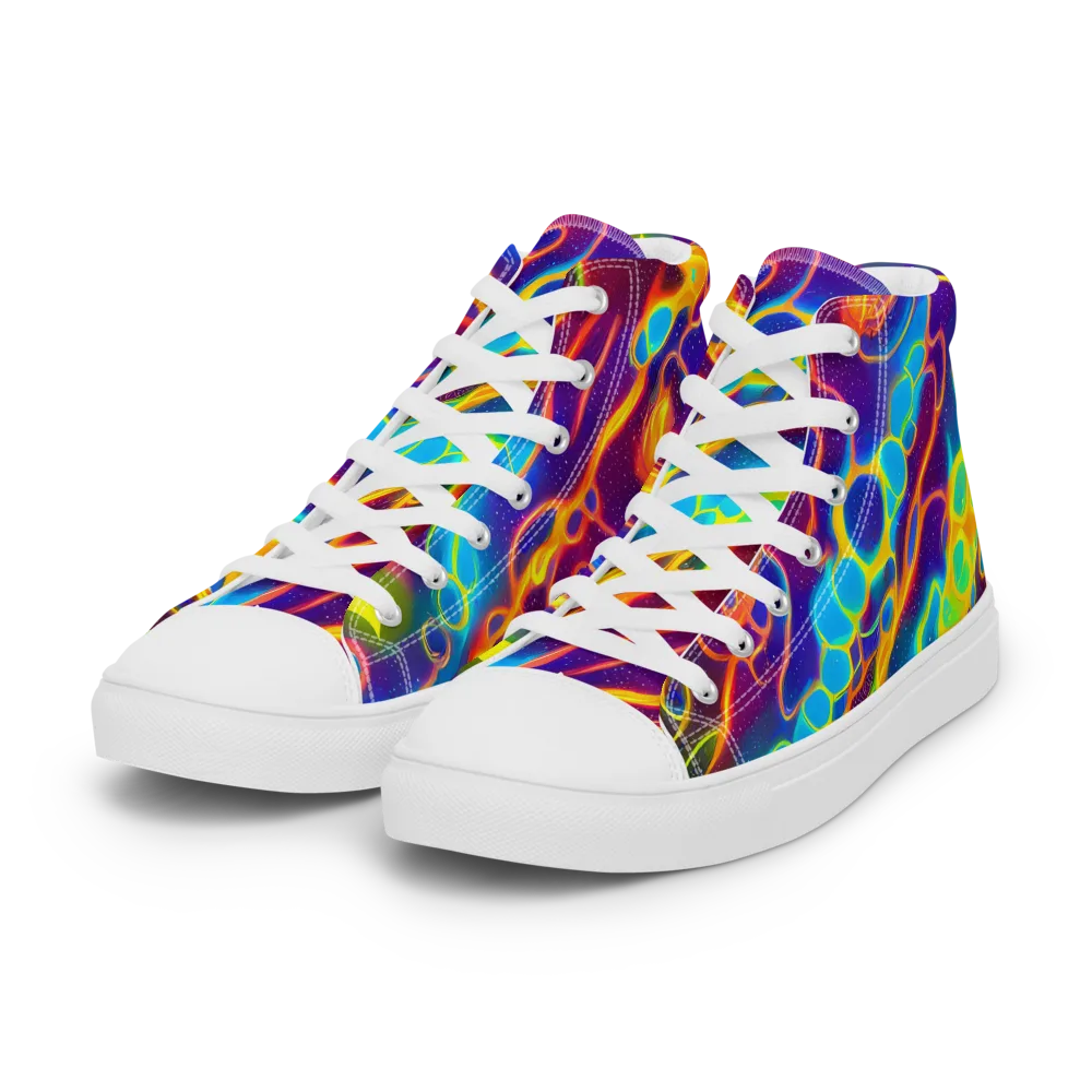 Endara Eclipse on Women's High Top Canvas Shoes — Left Front