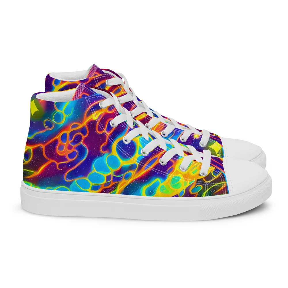 Endara Eclipse on Women's High Top Canvas Shoes — Right