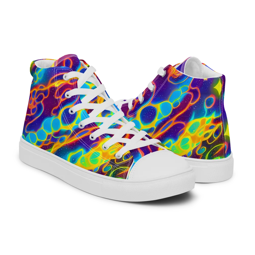 Endara Eclipse on Women's High Top Canvas Shoes — Right